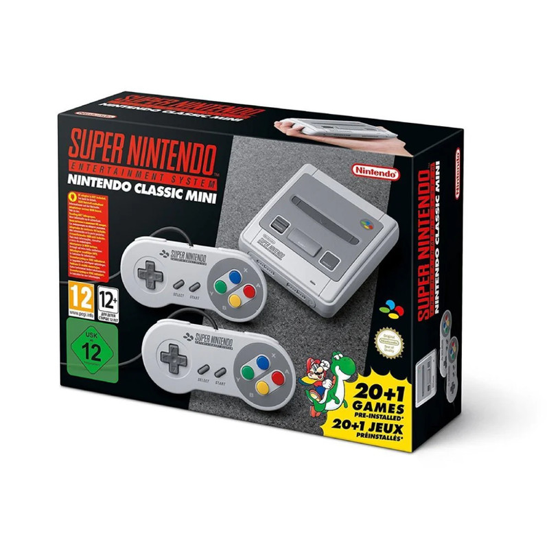 (Pre-Owned) Nintendo SNES Classic Mini Console - Grey - جهاز ألعاب